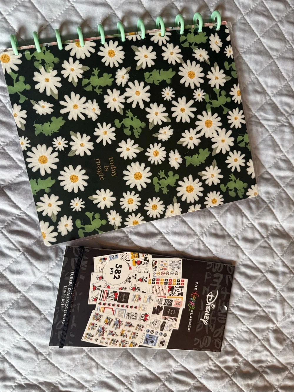 Disney happy planner notebook and Sticker Booklet